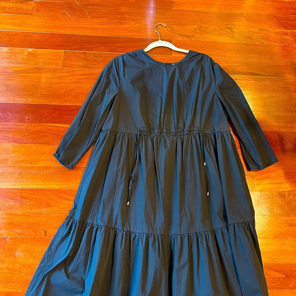 Black modest attessa maternity dress